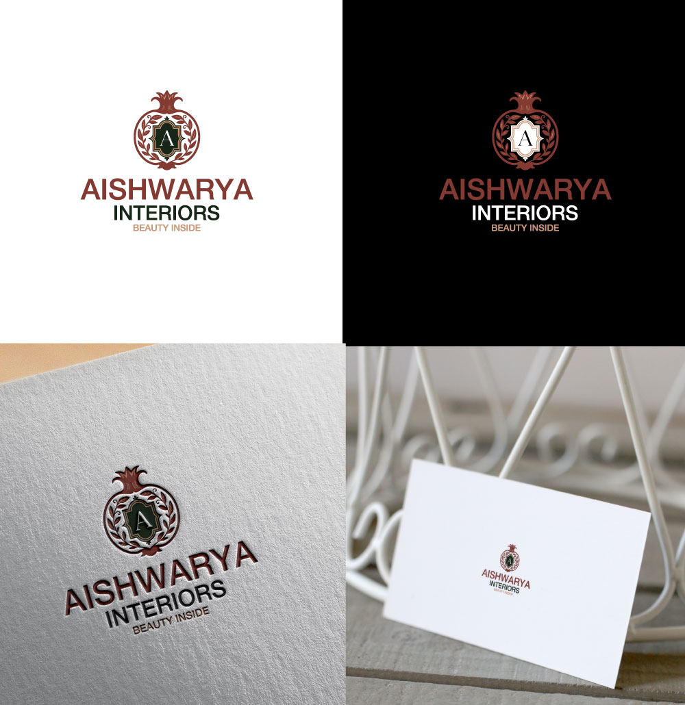 Logo Design by Jonshonkal for Aishwarya Interiors | Design #37167509