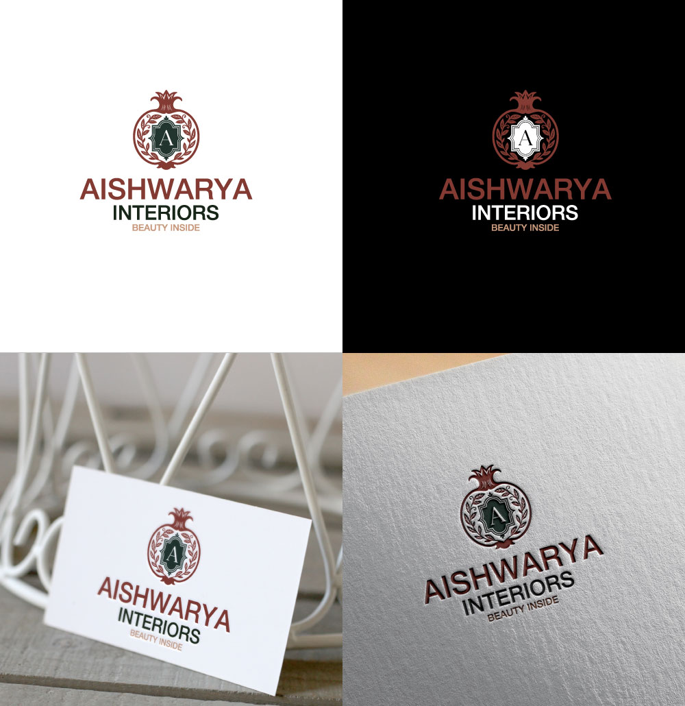 Logo Design by Jonshonkal for Aishwarya Interiors | Design #37173126