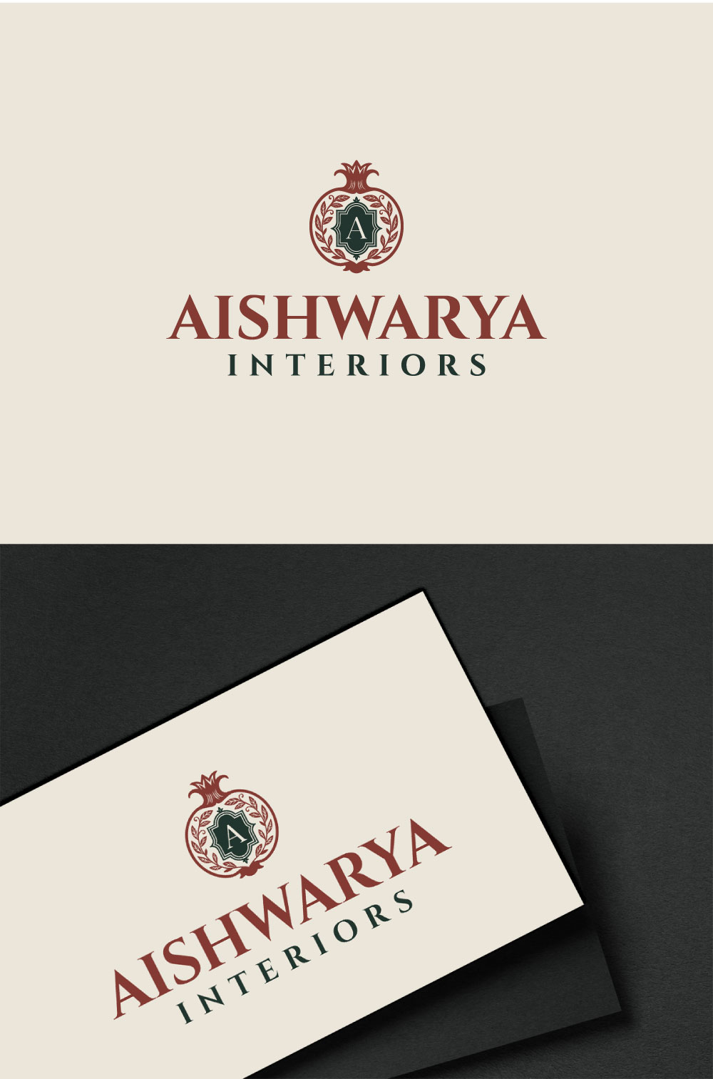 Logo Design by Jonshonkal for Aishwarya Interiors | Design #37173274