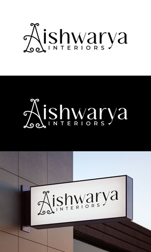 Logo Design by loveqis for Aishwarya Interiors | Design: #37175496