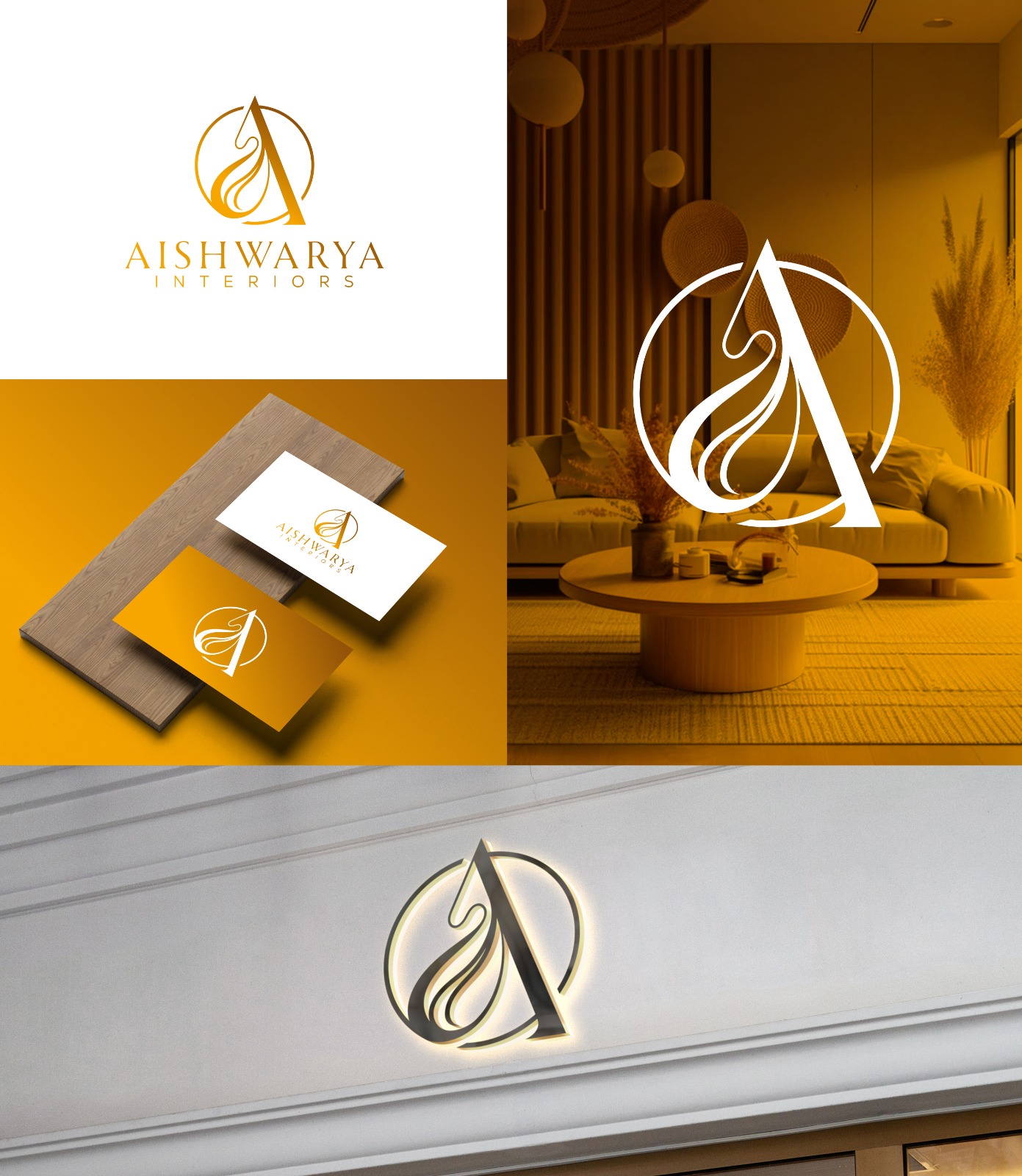 Logo Design by yellowdot for Aishwarya Interiors | Design #37168148