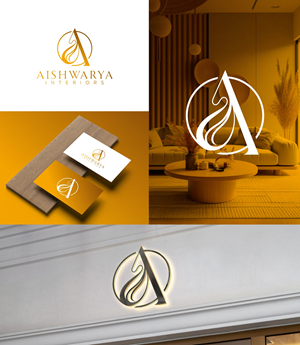 Logo Design by yellowdot for Aishwarya Interiors | Design: #37168148