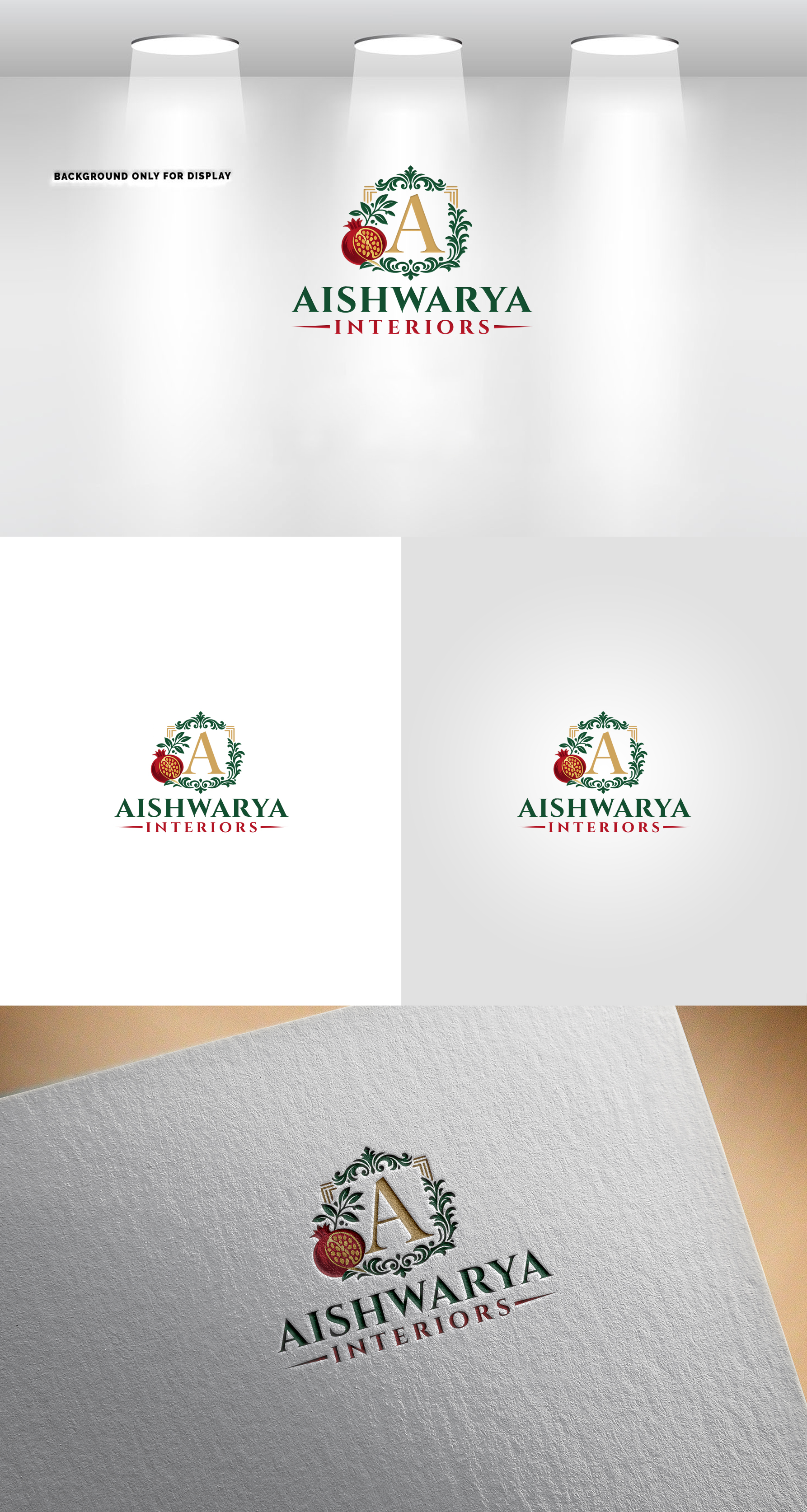Logo Design by Rahmina for Aishwarya Interiors | Design #37181096
