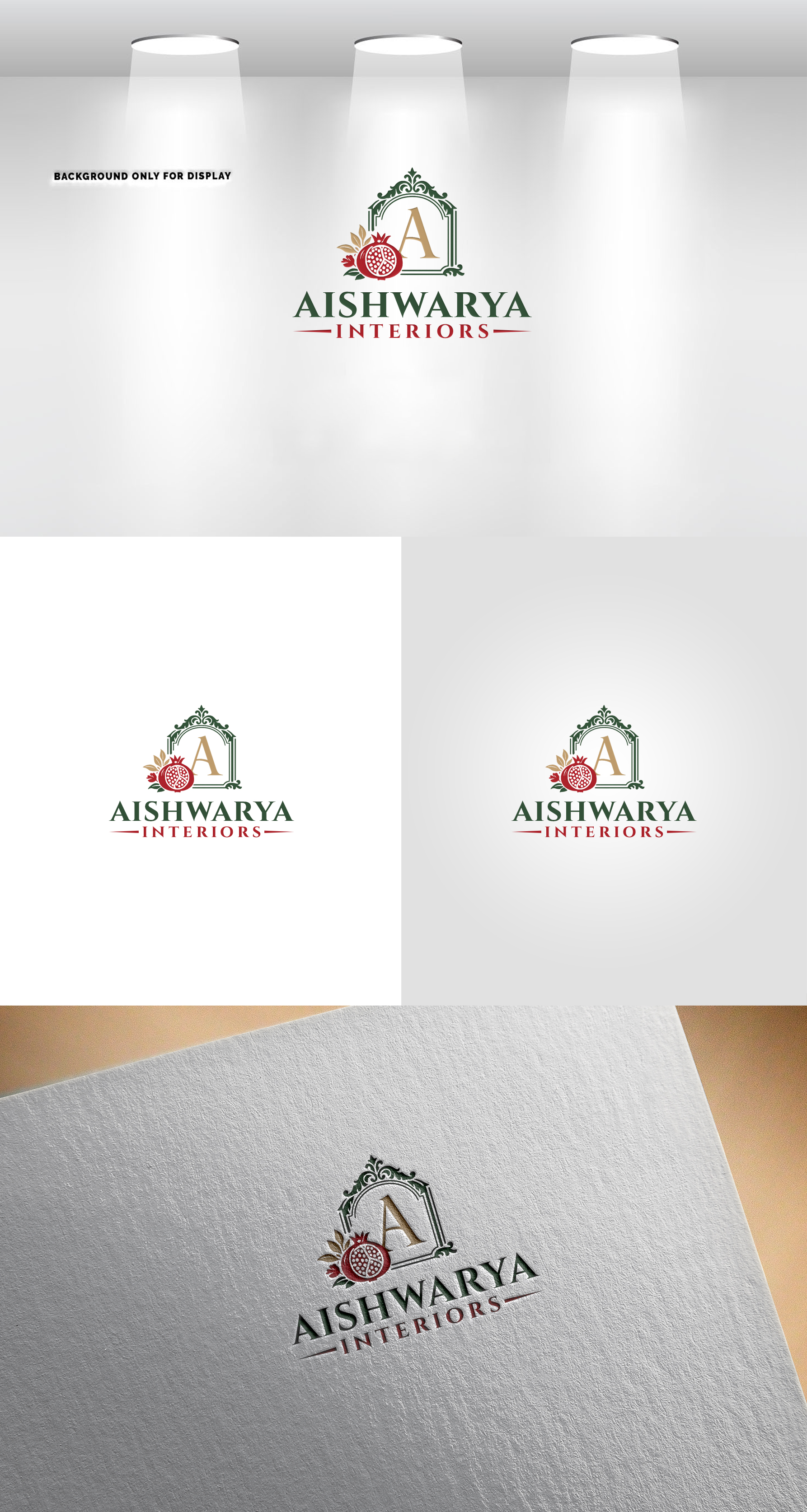 Logo Design by Rahmina for Aishwarya Interiors | Design #37181097
