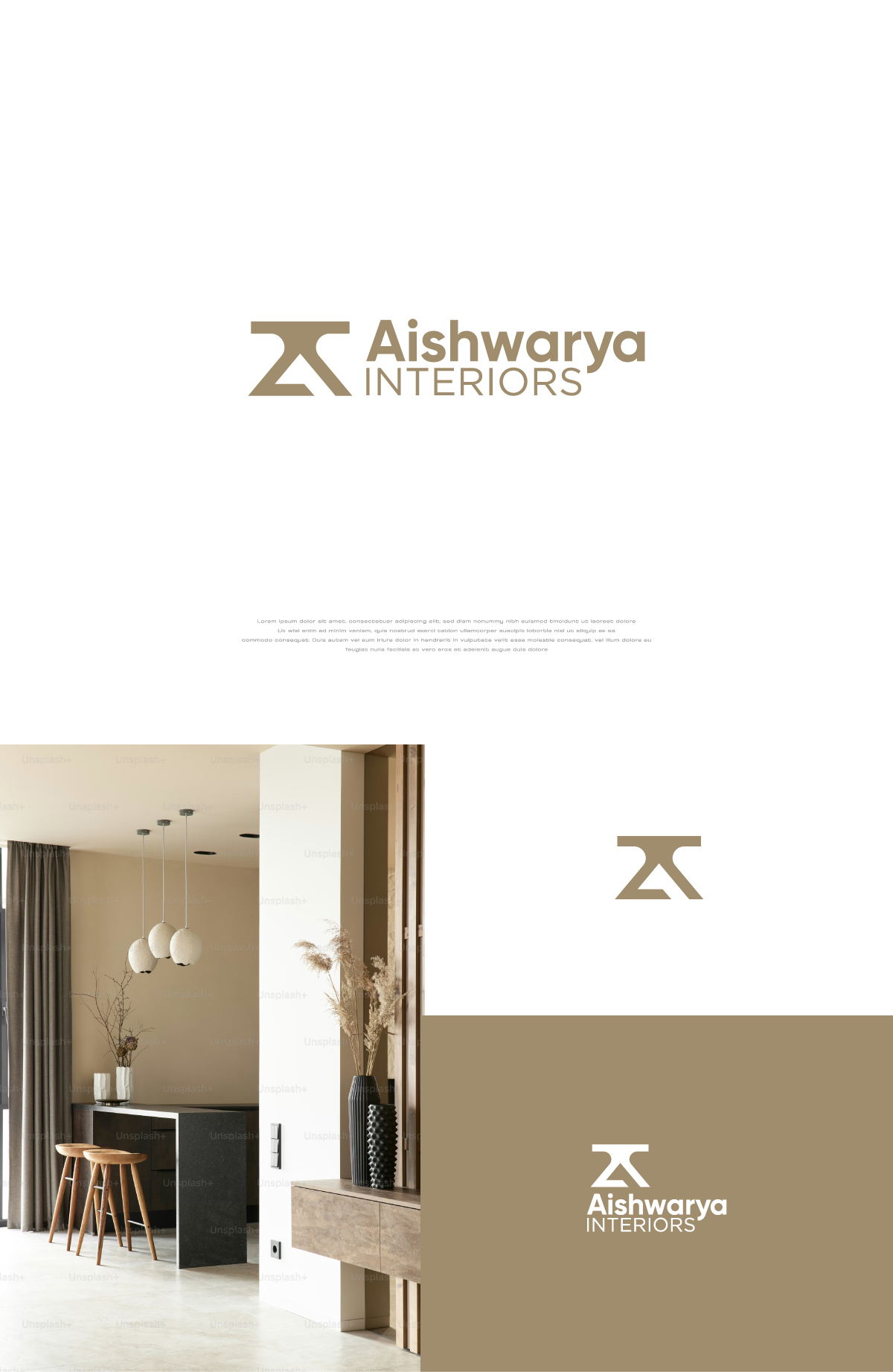 Logo Design by apik. for Aishwarya Interiors | Design #37166929