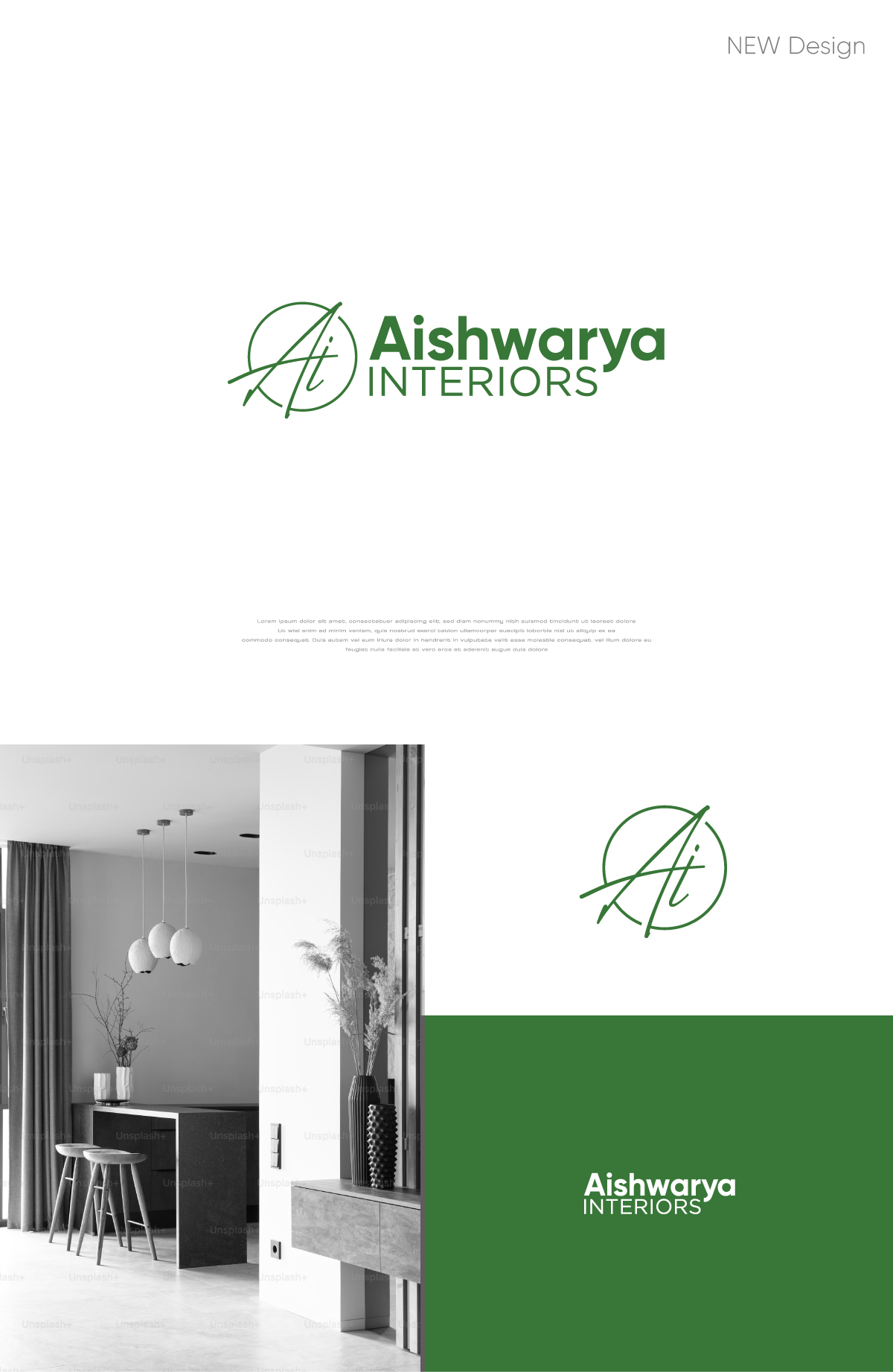 Logo Design by apik. for Aishwarya Interiors | Design #37168872