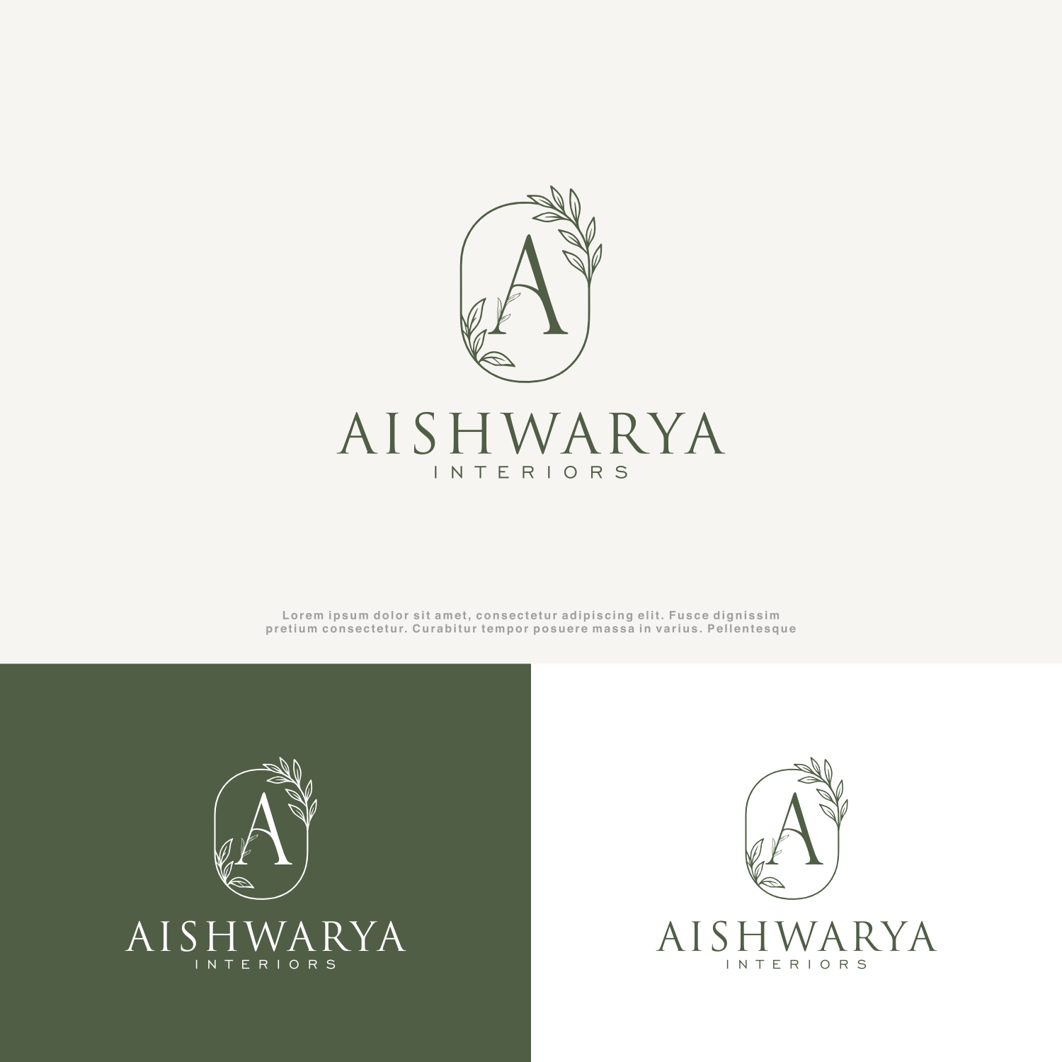 Logo Design by Fenrirgraphy for Aishwarya Interiors | Design #37175641