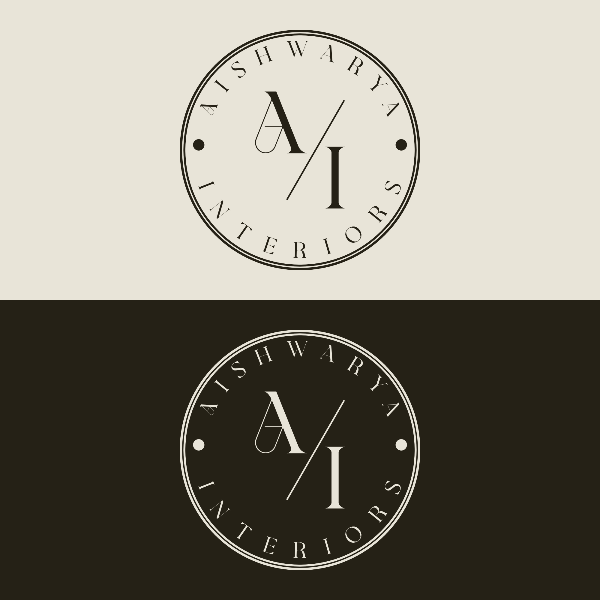 Logo Design by andreaslucky for Aishwarya Interiors | Design #37175989