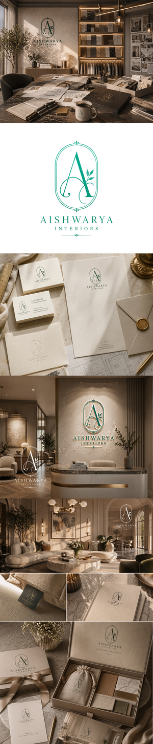 Diseño de Logo por GraphixZones para Aishwarya Interiors | Diseño: #37200420