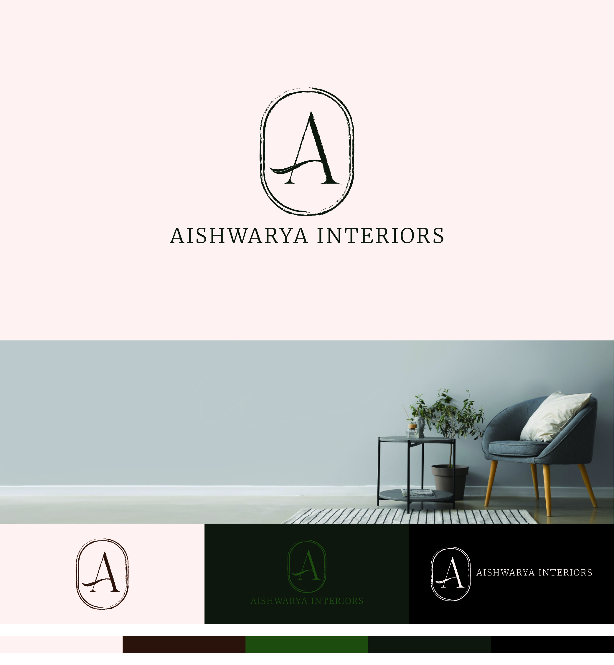 Diseño de Logo por Nicolene Barnard para Aishwarya Interiors | Diseño #37186152