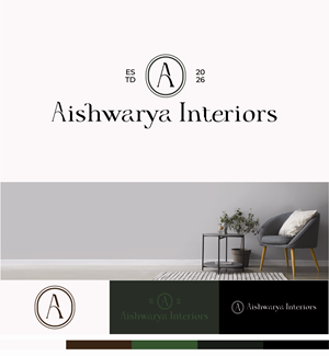 Logo Design by Nicolene Barnard for Aishwarya Interiors | Design: #37198855