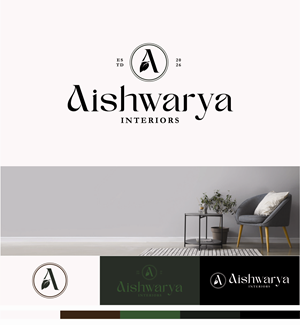 Logo Design by Nicolene Barnard for Aishwarya Interiors | Design: #37199438