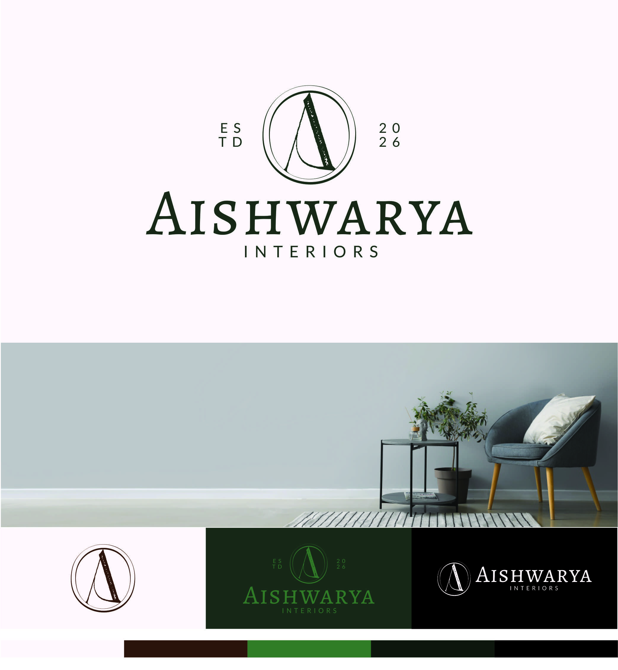 Diseño de Logo por Nicolene Barnard para Aishwarya Interiors | Diseño #37202018