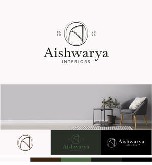 Diseño de Logo por Nicolene Barnard para Aishwarya Interiors | Diseño: #37202019