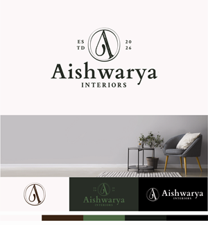 Diseño de Logo por Nicolene Barnard para Aishwarya Interiors | Diseño: #37202192