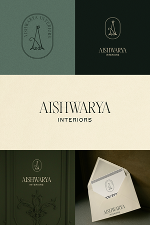 Logo Design by LABELL for Aishwarya Interiors | Design: #37188916