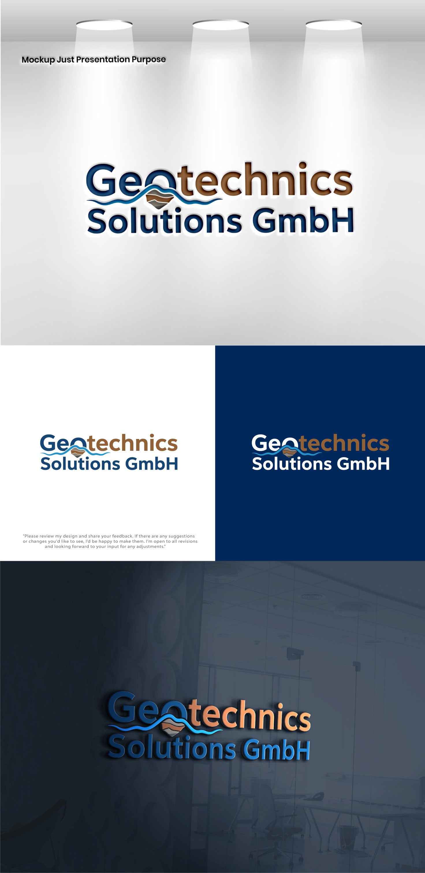Logo Design by Pixel Foundry for Geotechnics Solution GmbH | Design #37174258
