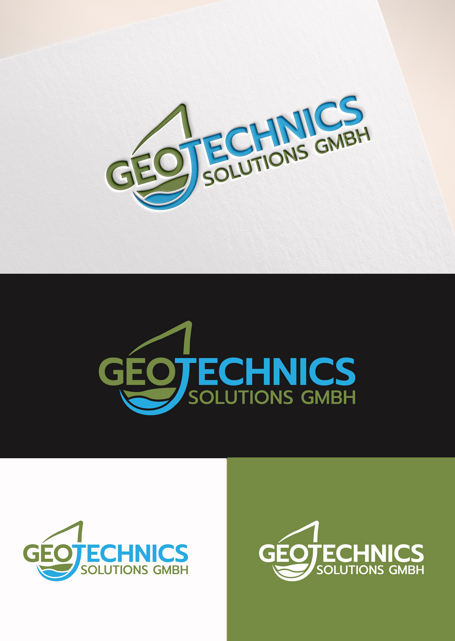 Logo Design by M Art & Design for Geotechnics Solution GmbH | Design #37172816