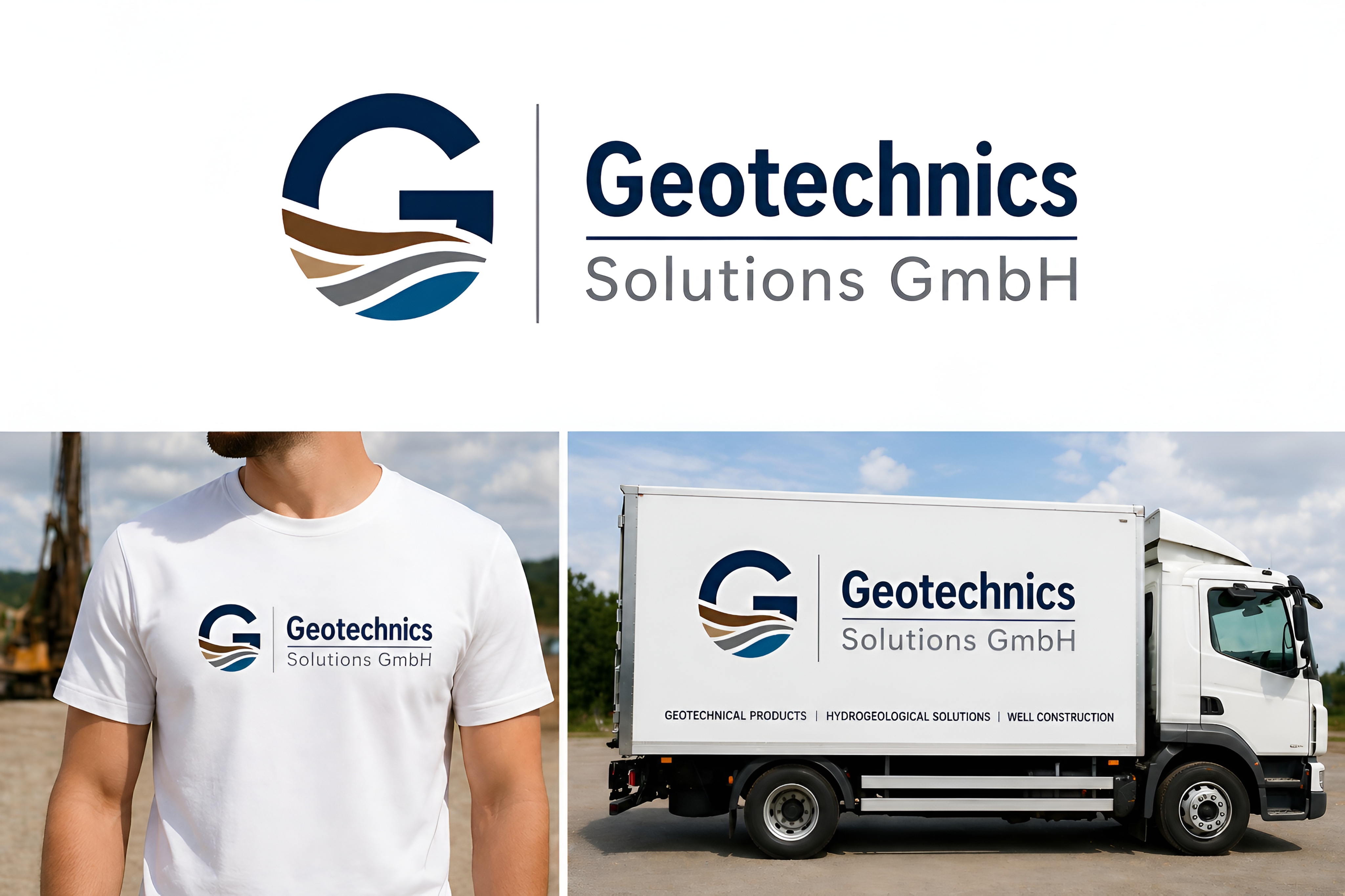 Logo Design by Deejah for Geotechnics Solution GmbH | Design #37198673