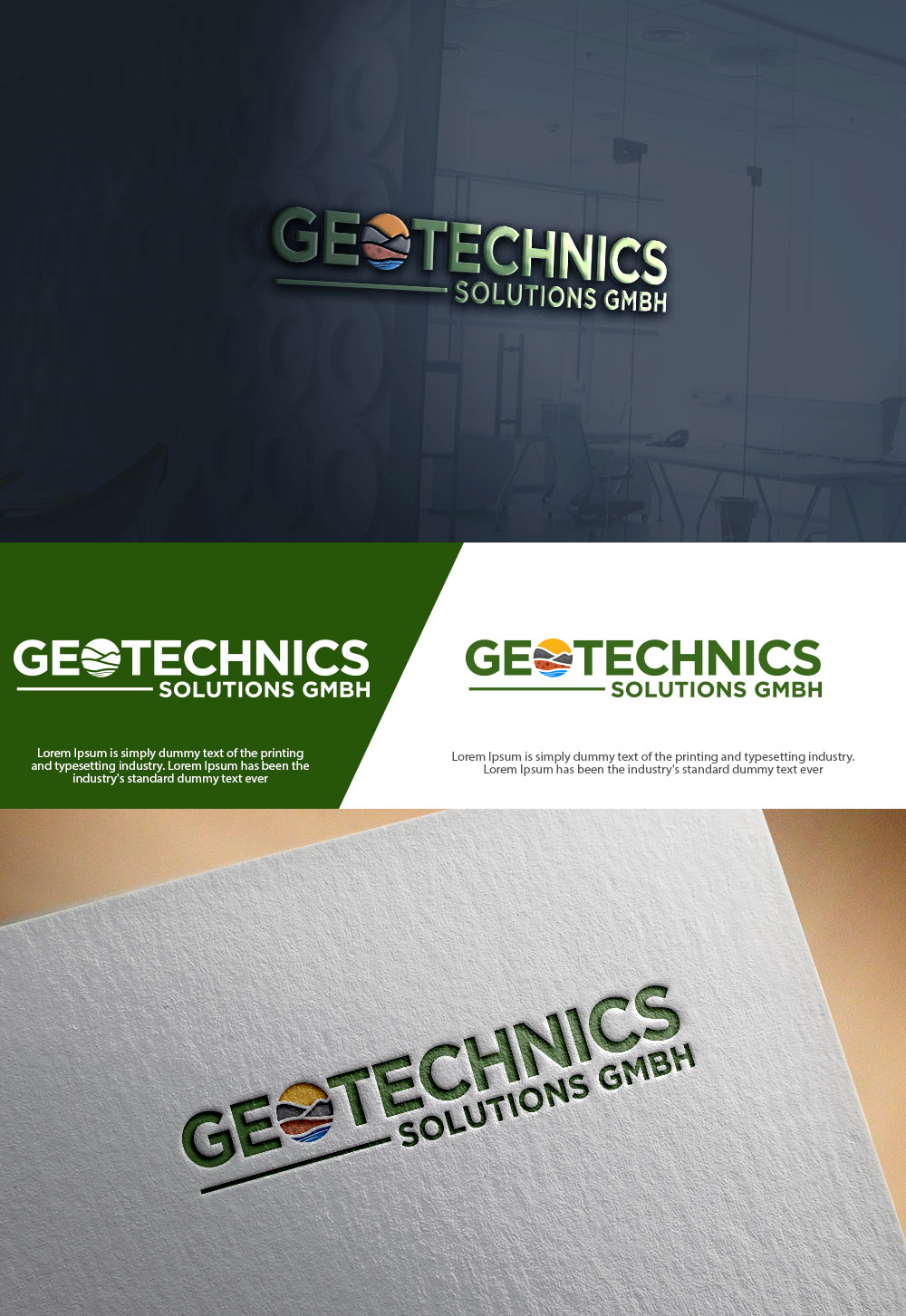 Logo Design by sulemani  creation for Geotechnics Solution GmbH | Design #37174104