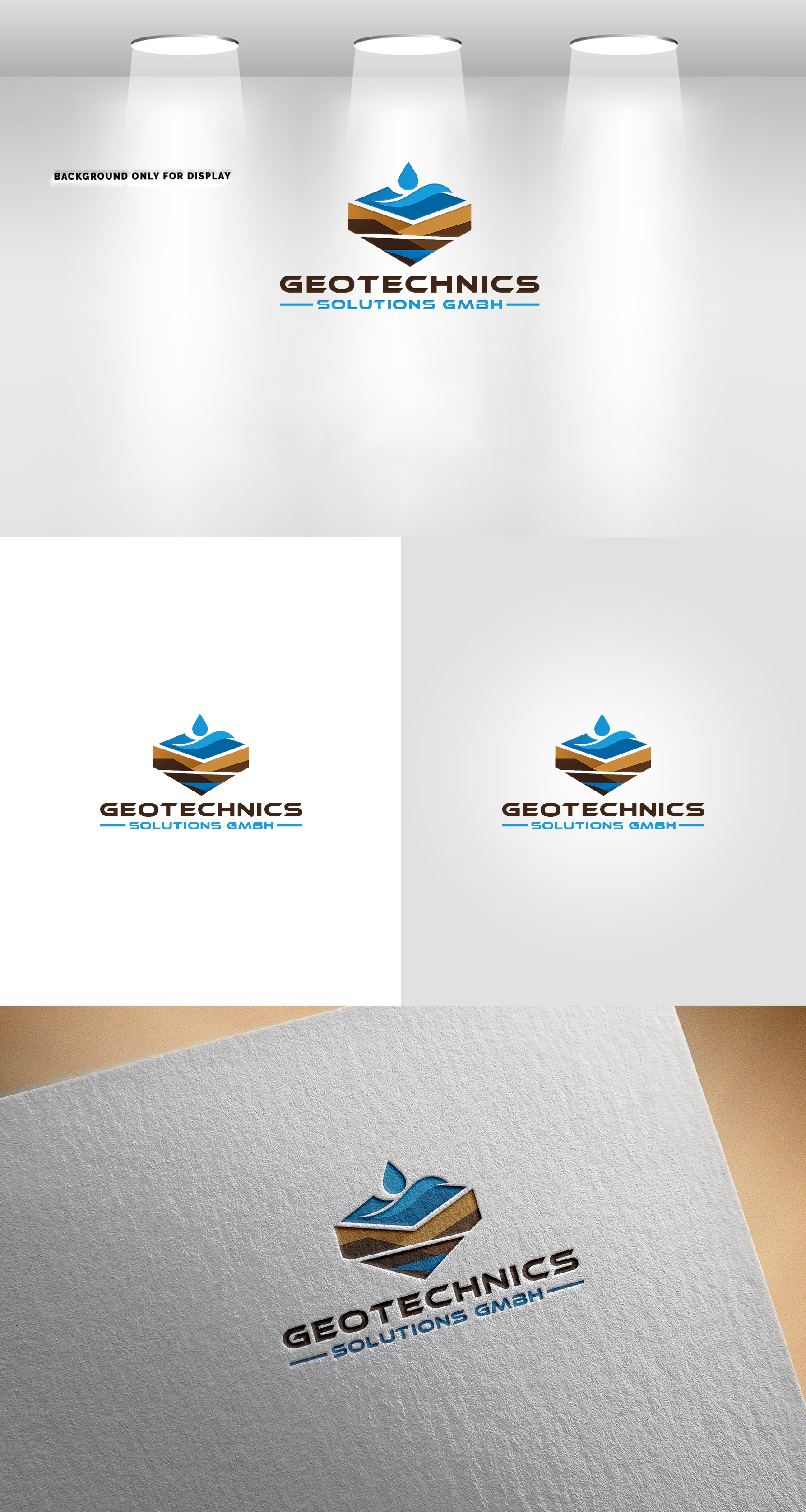 Logo Design by Rahmina for Geotechnics Solution GmbH | Design #37171801