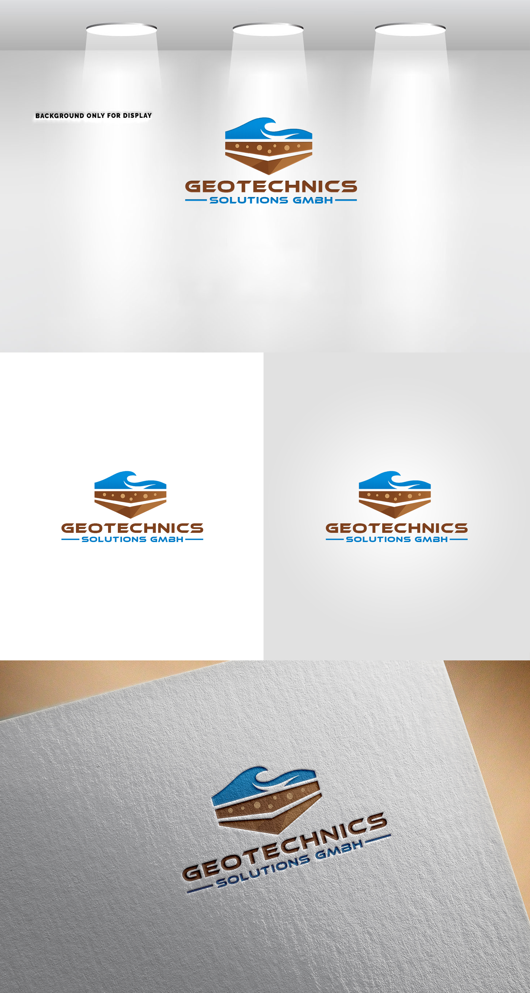 Logo Design by Rahmina for Geotechnics Solution GmbH | Design #37171803