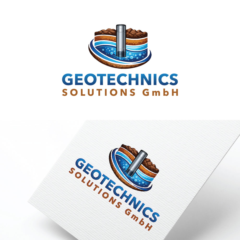 Logo Design by Abu Bakar Chowdhury for Geotechnics Solution GmbH | Design #37175320