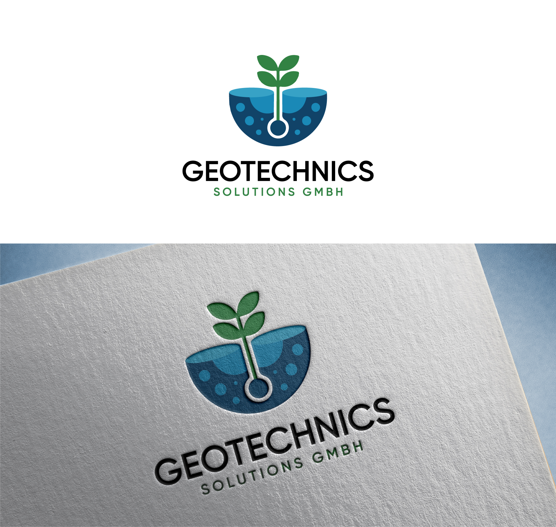 Logo Design by yozdesign for Geotechnics Solution GmbH | Design #37172060