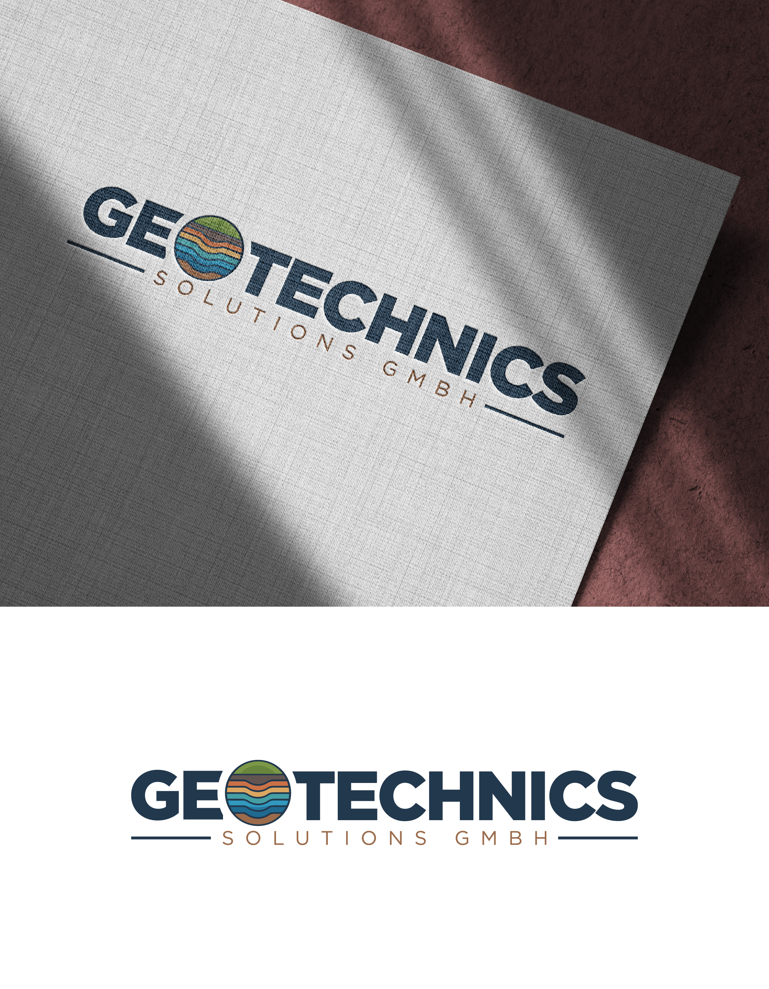 Logo Design by THE DESIGN MAN for Geotechnics Solution GmbH | Design #37171958