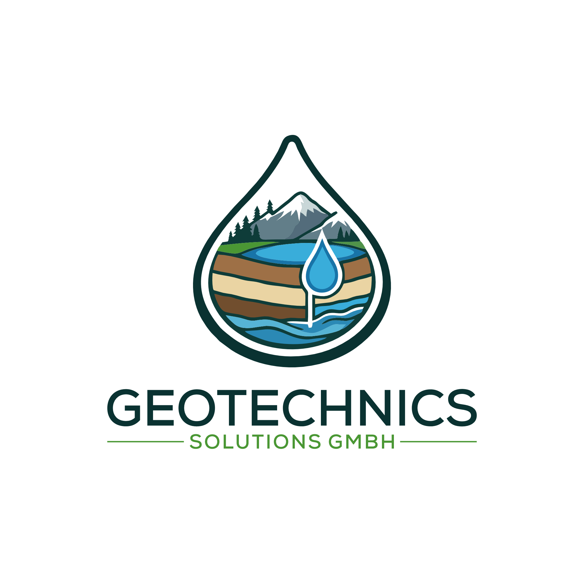 Logo Design by andreaslucky for Geotechnics Solution GmbH | Design #37171634