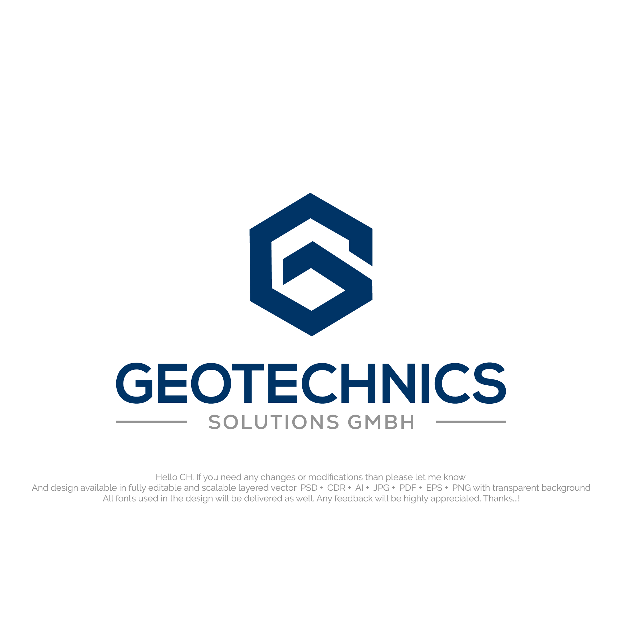 Logo Design by NexaBrand for Geotechnics Solution GmbH | Design #37198292