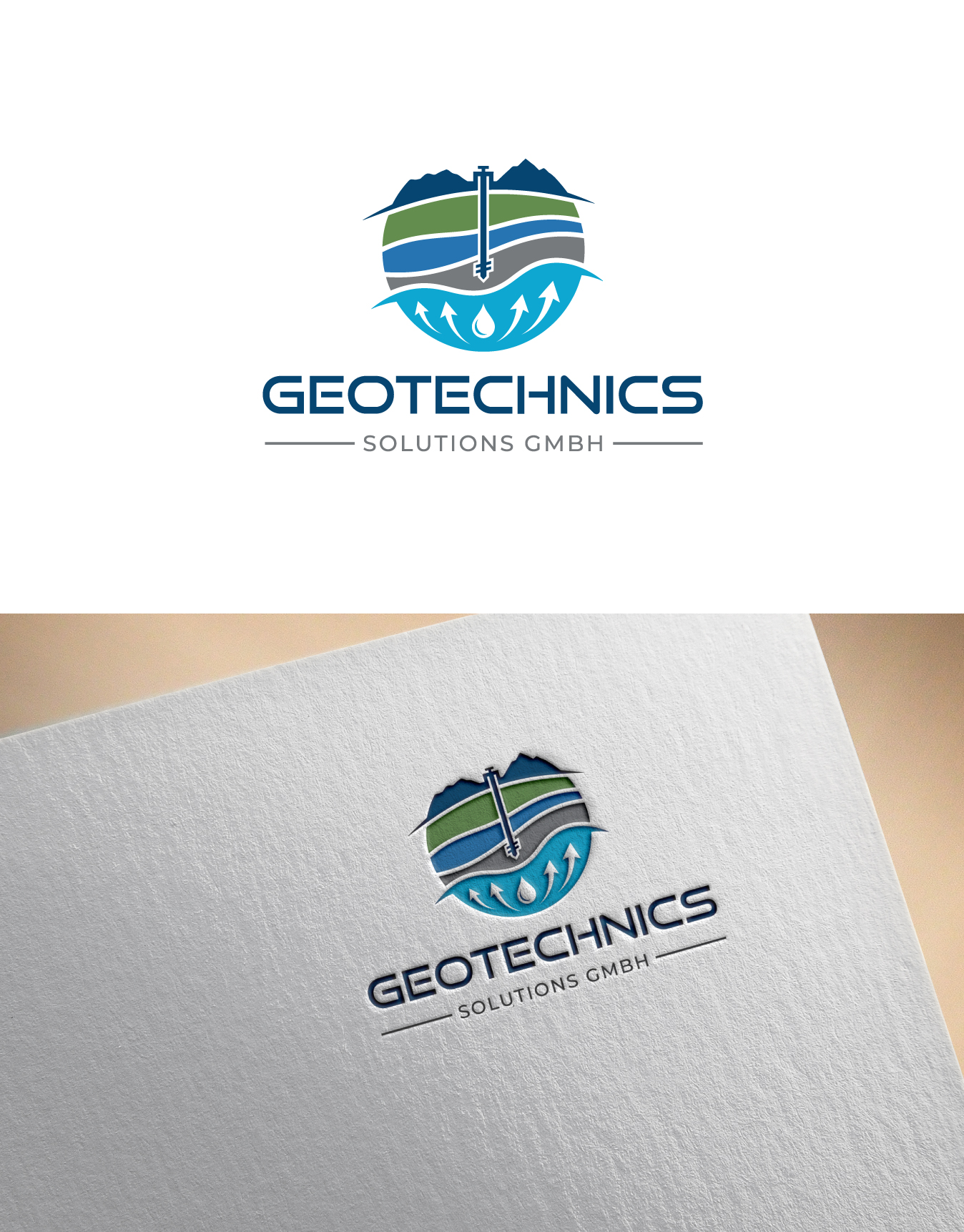 Logo Design by Oliver_Design for Geotechnics Solution GmbH | Design #37174295