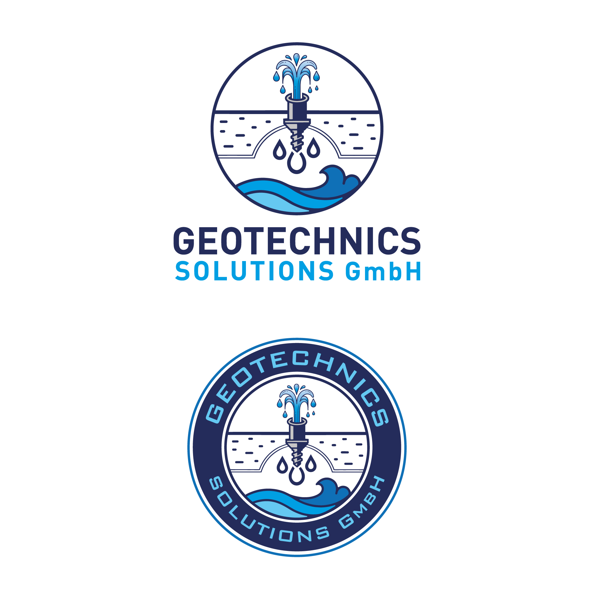Logo Design by WooowTech for Geotechnics Solution GmbH | Design #37177011
