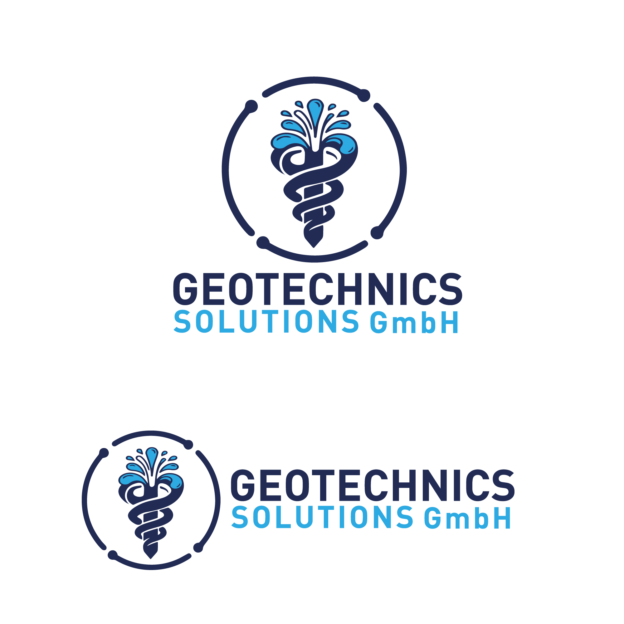 Logo Design by WooowTech for Geotechnics Solution GmbH | Design #37177017