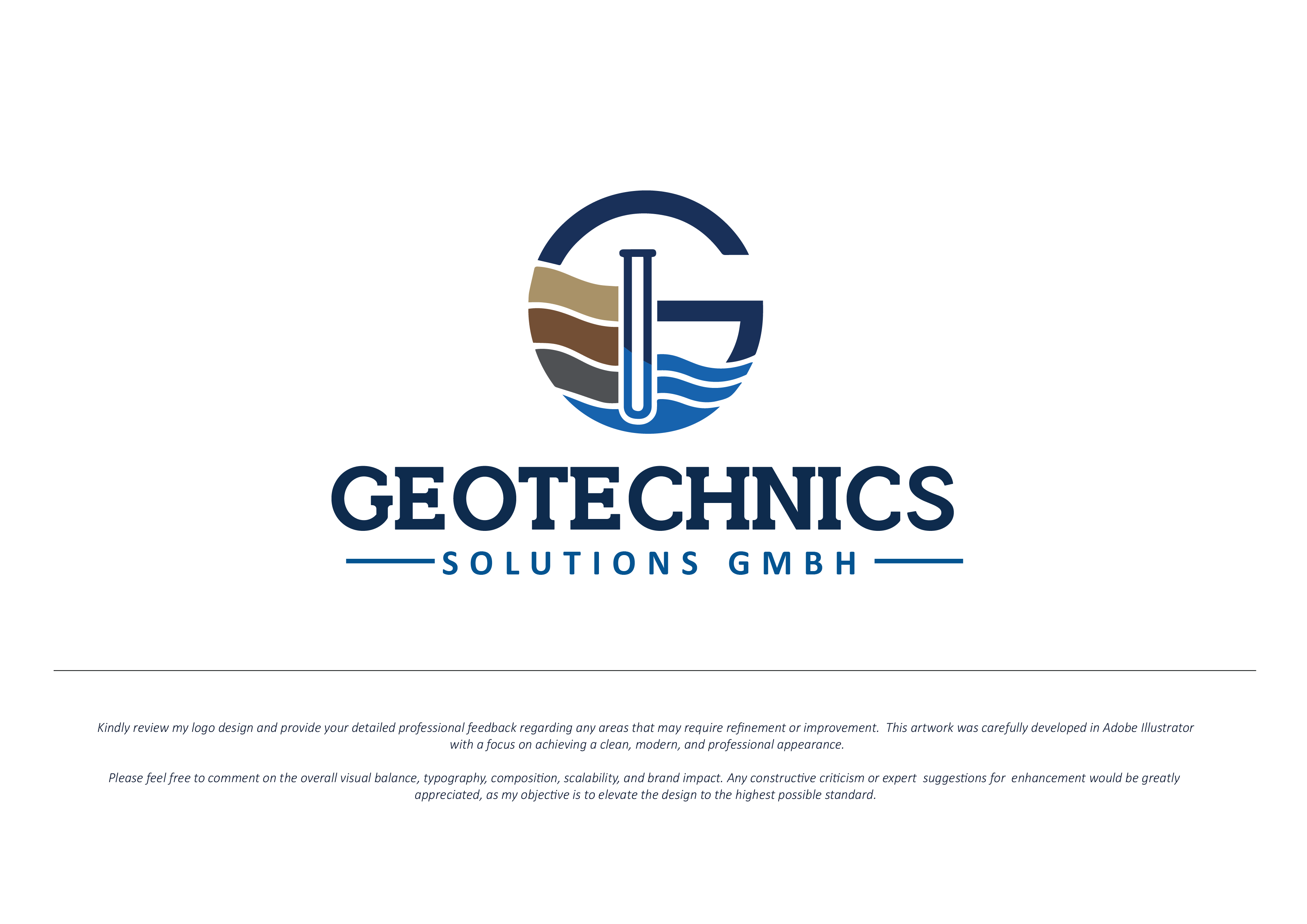 Logo Design by #Mona for Geotechnics Solution GmbH | Design #37177337