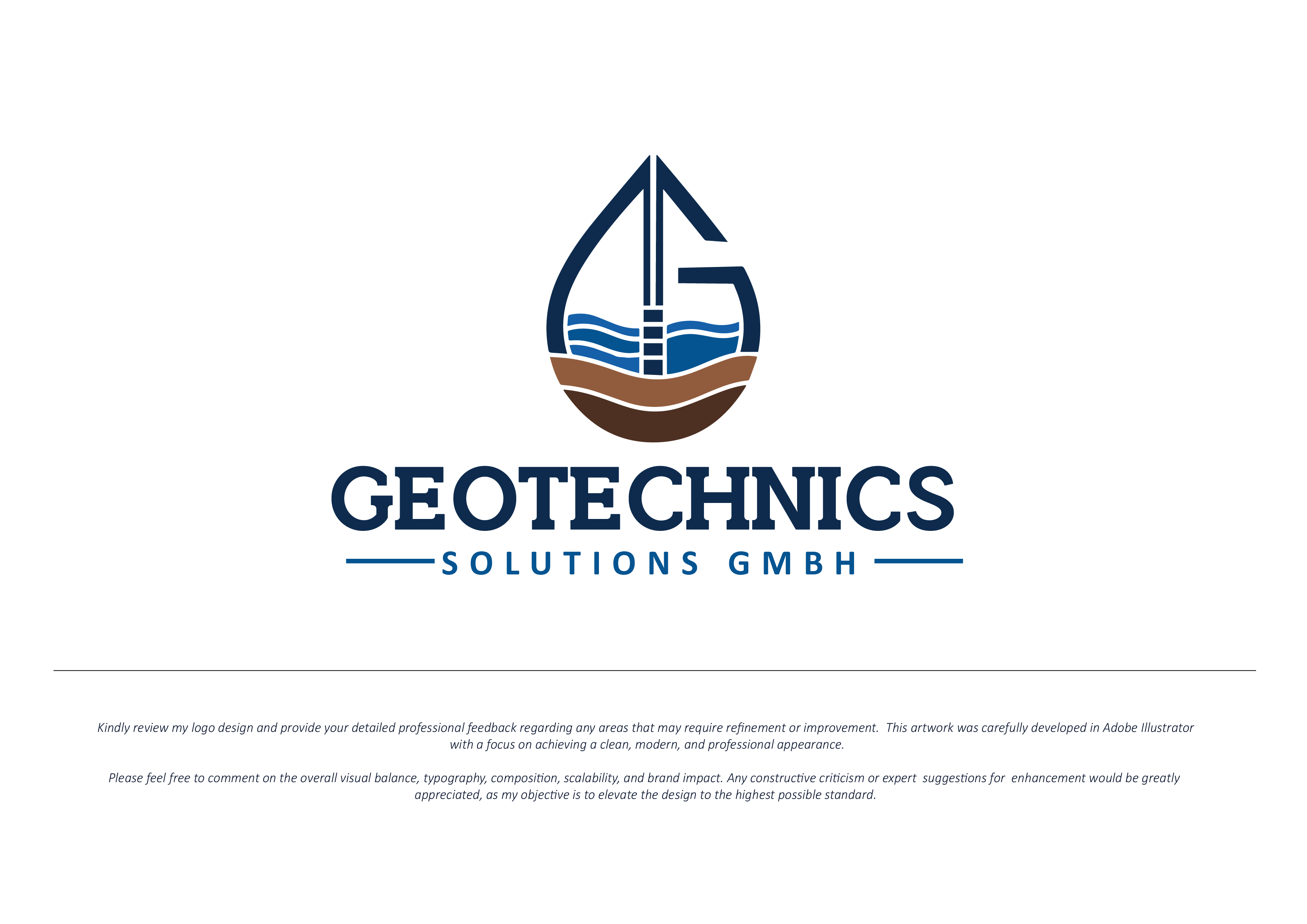 Logo Design by #Mona for Geotechnics Solution GmbH | Design #37177338