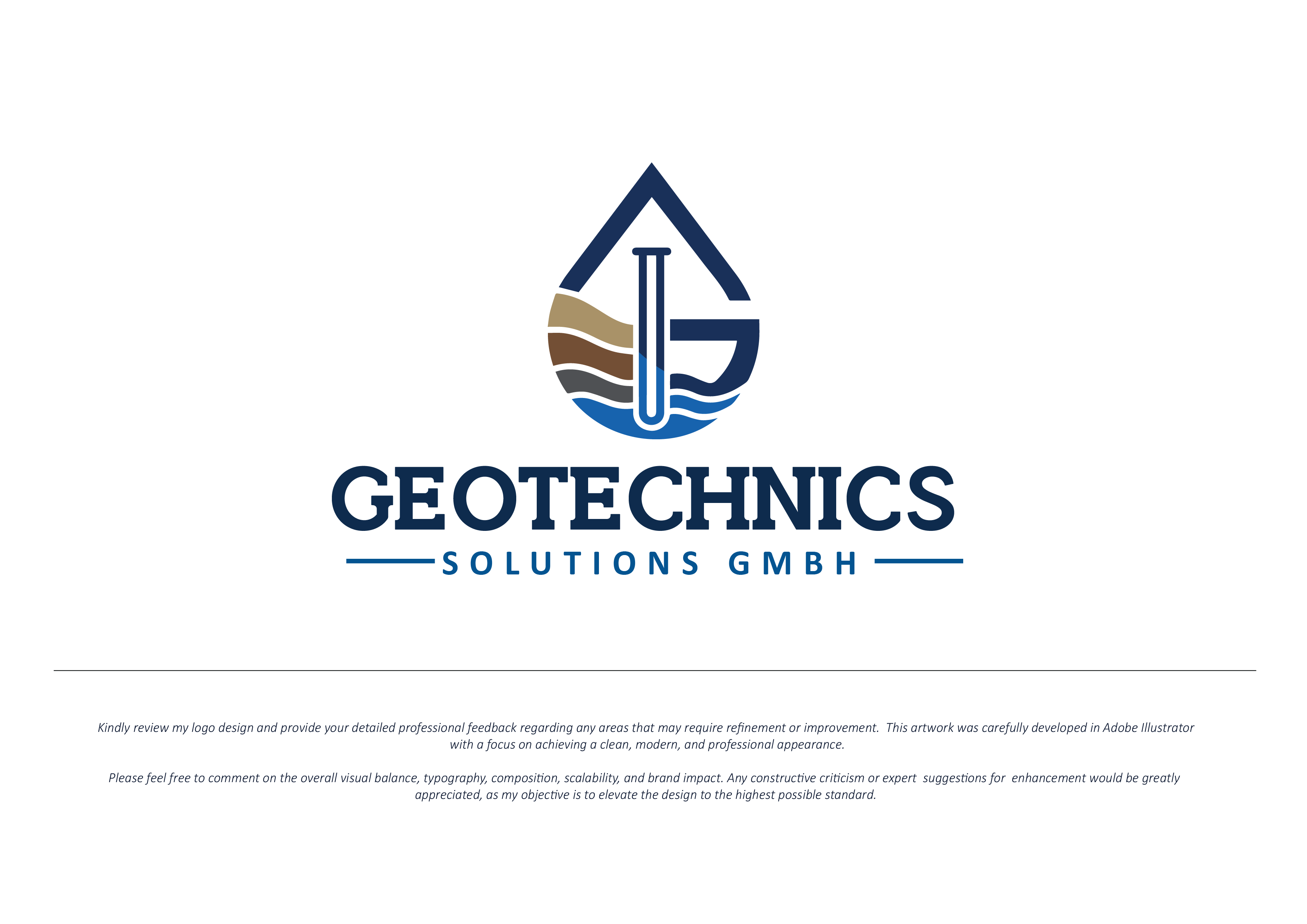 Logo Design by #Mona for Geotechnics Solution GmbH | Design #37177339