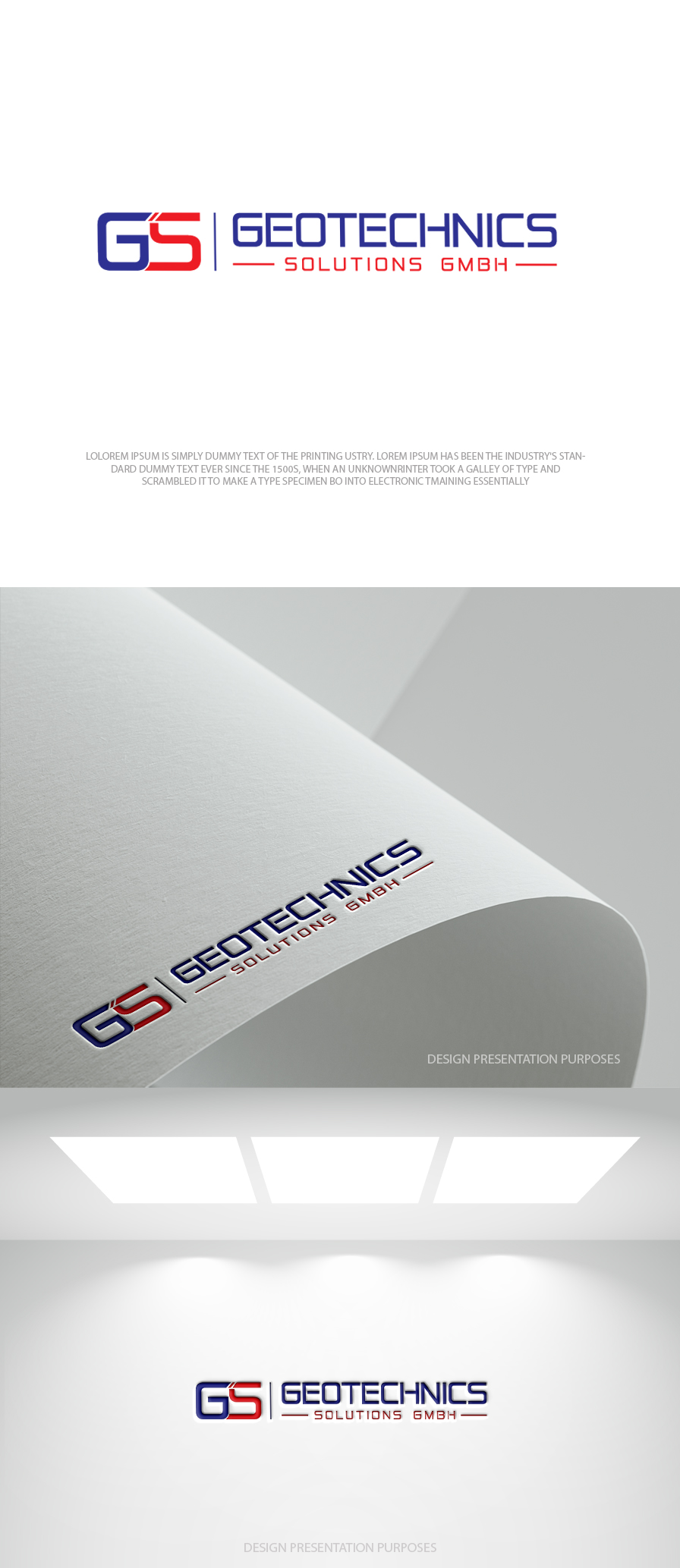 Logo Design by zebronicgraphic for Geotechnics Solution GmbH | Design #37173521