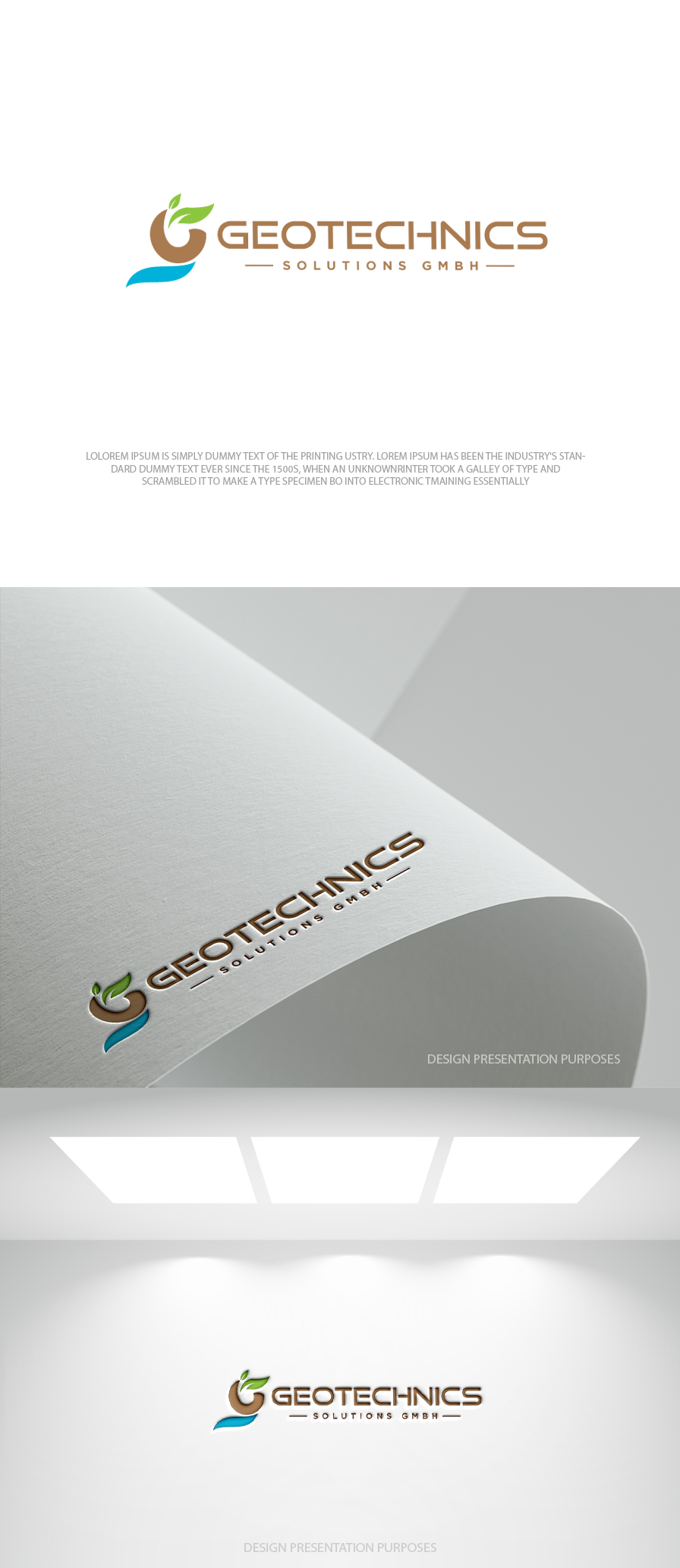 Logo Design by zebronicgraphic for Geotechnics Solution GmbH | Design #37173522