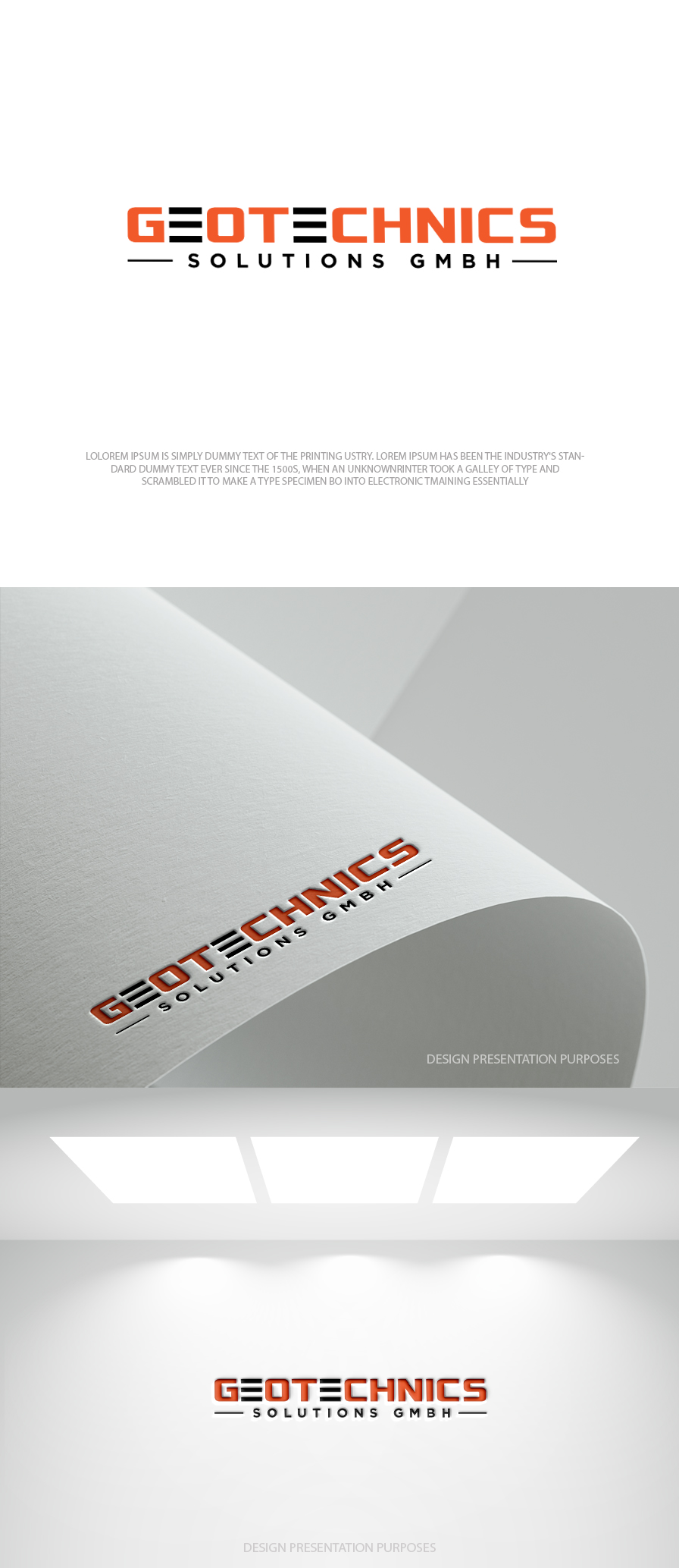 Logo Design by zebronicgraphic for Geotechnics Solution GmbH | Design #37173524