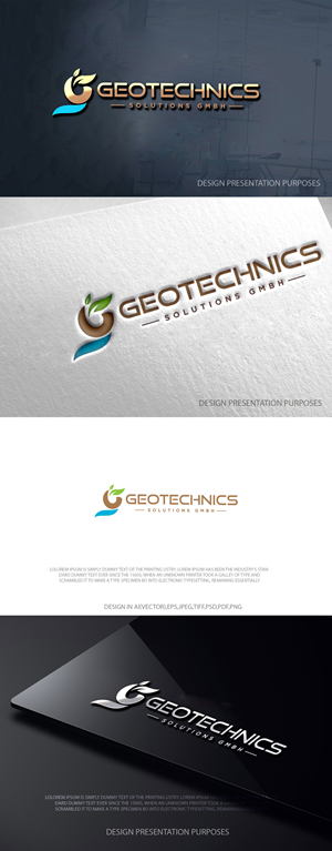 Logo Design by zebronicgraphic for Geotechnics Solution GmbH | Design: #37173525