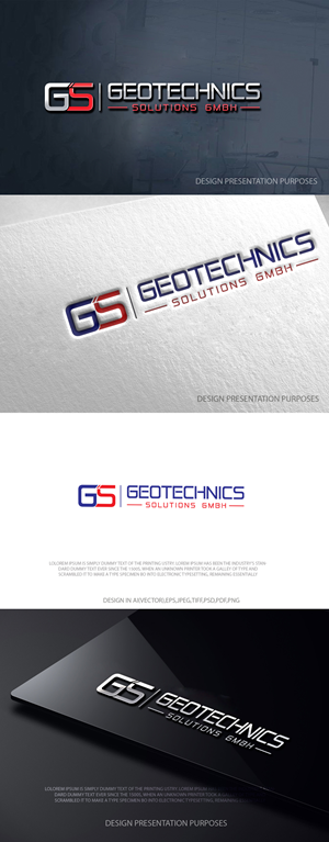 Logo Design by zebronicgraphic for Geotechnics Solution GmbH | Design: #37173526