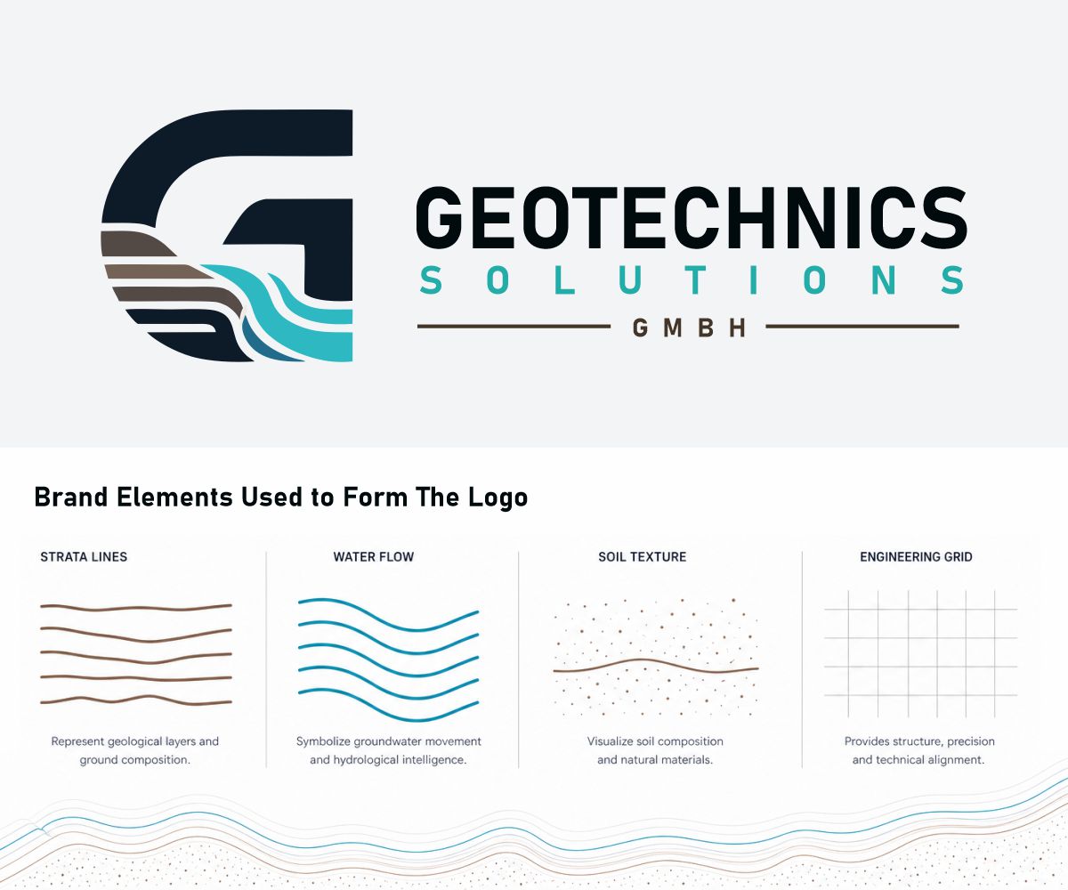 Logo Design by bocalm for Geotechnics Solution GmbH | Design #37201340