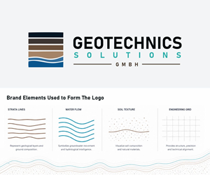 Logo Design by bocalm for Geotechnics Solution GmbH | Design: #37201343