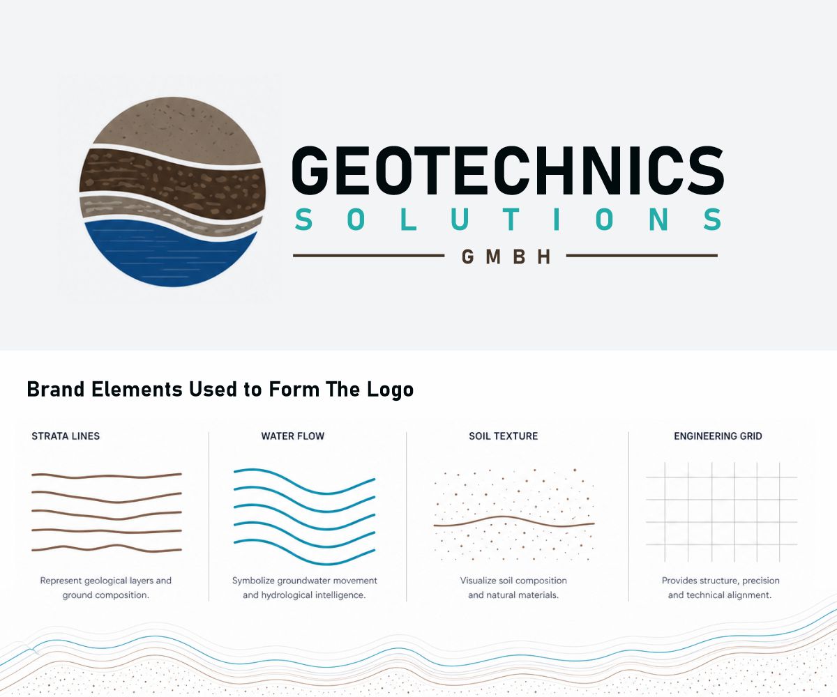 Logo Design by bocalm for Geotechnics Solution GmbH | Design #37201367
