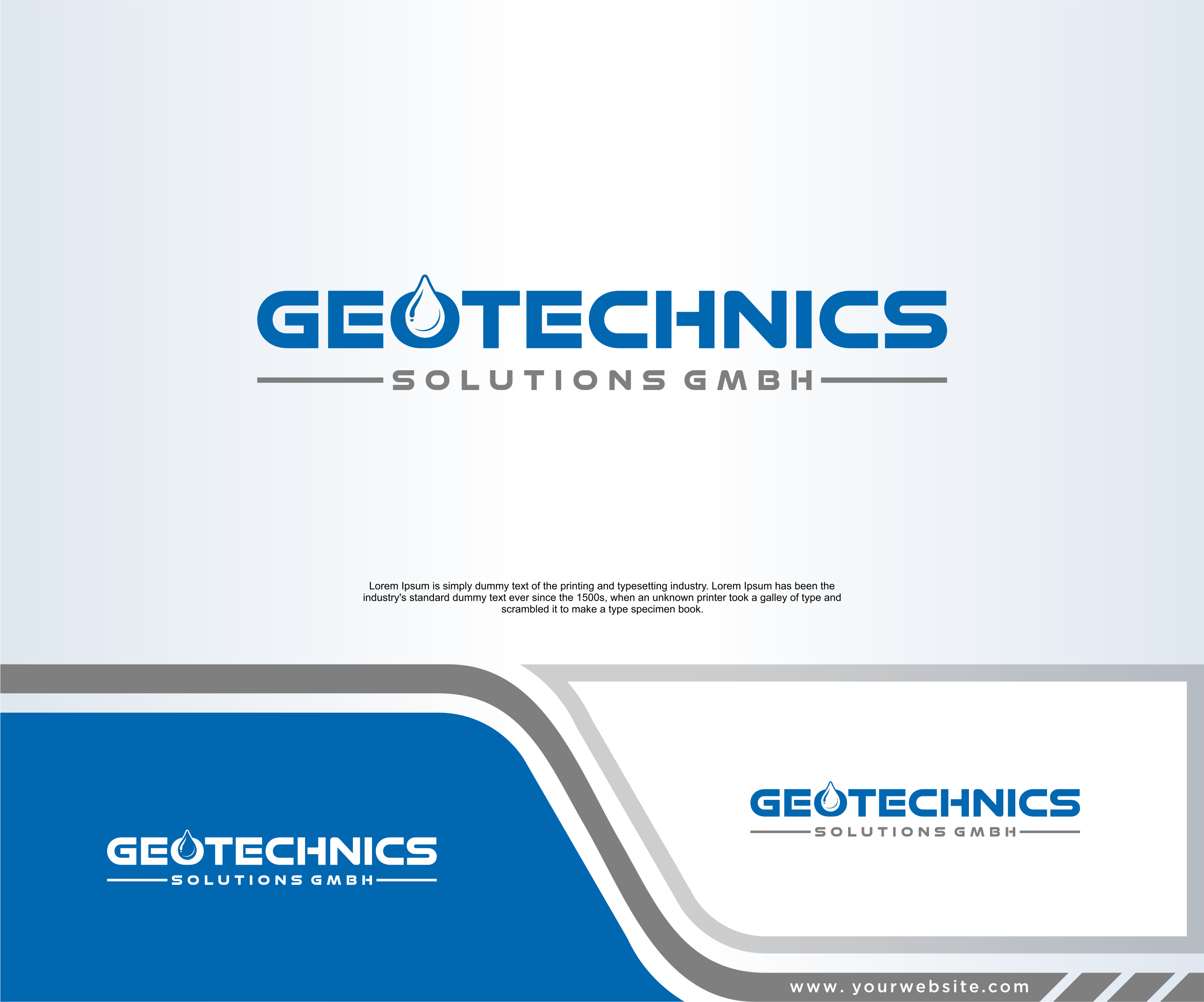 Logo Design by dobleh_creative for Geotechnics Solution GmbH | Design #37172443