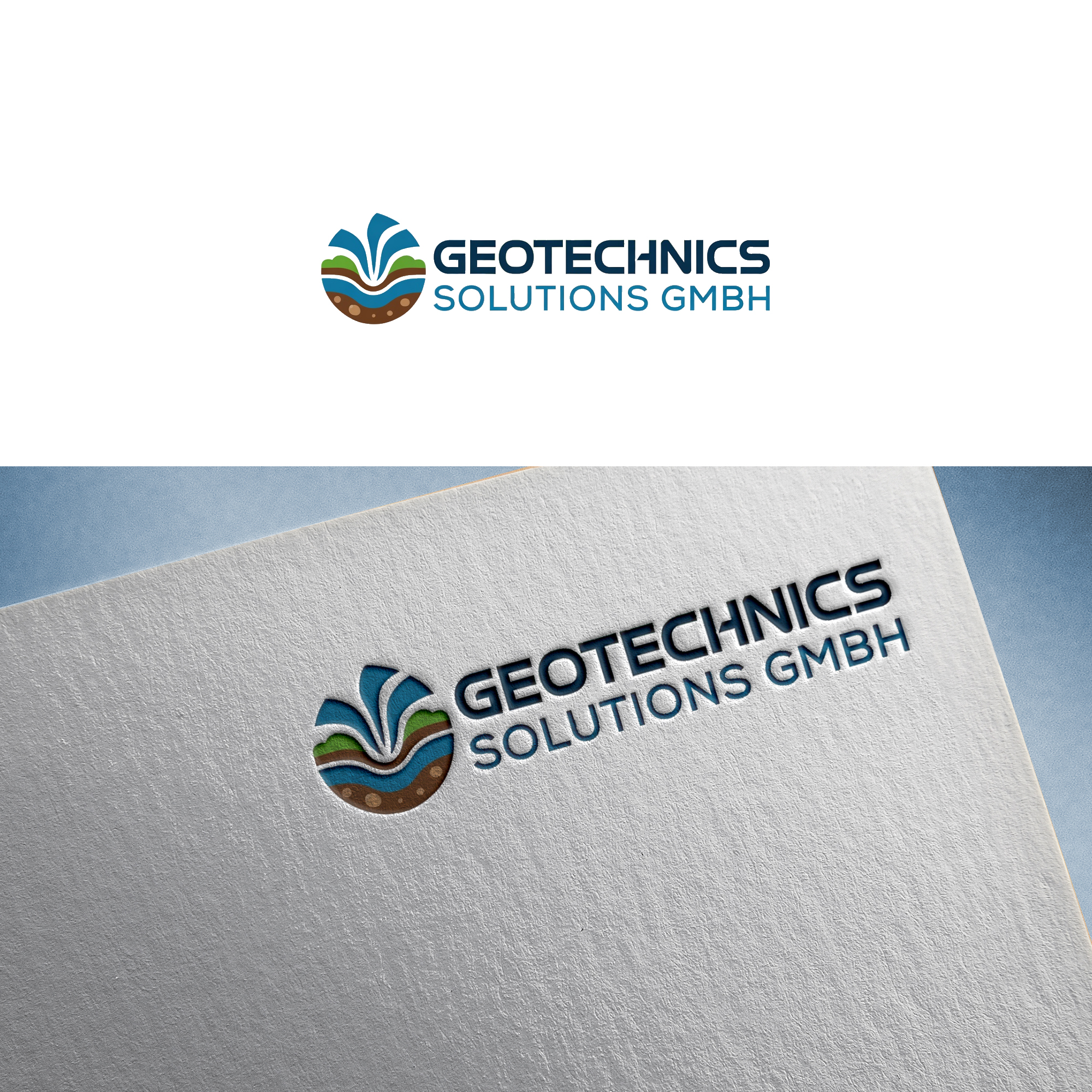 Logo Design by Ultra Creations for Geotechnics Solution GmbH | Design #37176246