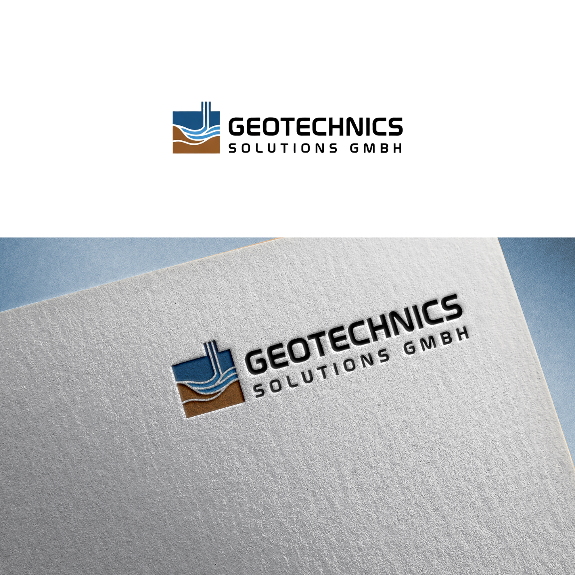 Logo Design by Ultra Creations for Geotechnics Solution GmbH | Design #37176249