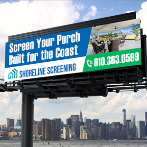 Billboard Design by Designers Hub for Shoreline Screening Solutions, LLC | Design: #37177648