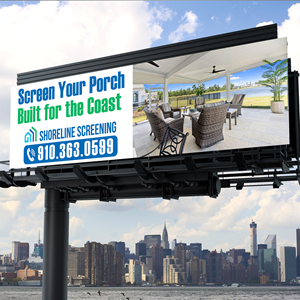 Billboard Design by Designers Hub for Shoreline Screening Solutions, LLC | Design: #37178290